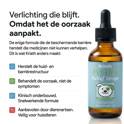 Kriath Pet Itch Relief Drops