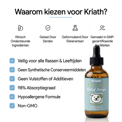 Kriath Pet Itch Relief Drops